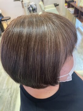 ヘアーズ ジール(hair's Zeal) 白髪ぼかしハイライト☆ベージュ