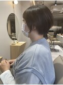前髪あり大人ショートボブ20代30代40代　HACCH