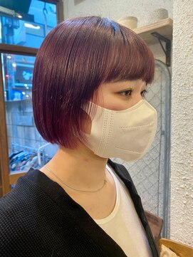 マジコ 下北沢本店(Magico) ダブルカラーピンクベージュケアブリーチハイトーン髪質改善