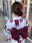 ヘアアレンジ＊まとめ髪＊浴衣着付☆_Pink行徳駅 妙典駅 浦安駅