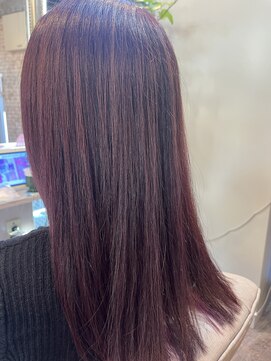 ヘアリゾートガーデンカルム(Hair Resort Garden CALM) 大人気ボルドーカラー