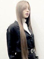 ココ 原宿(KOKO)&nbsp;黒髪小顔クラゲヘアーオリーブグレーココアベージュ姫カット