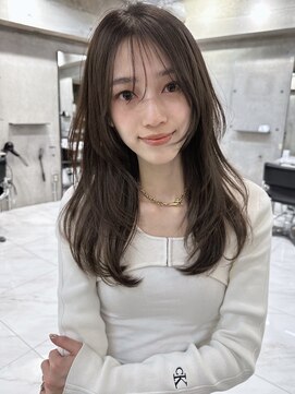 サイン 渋谷(SIGN) 韓国ヘアイメチェンハッシュカット似合わせカットレッドブラウン