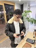 スペインカール×ローフェード