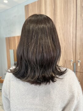 ガリカ 大名(Gallica) 【森千晶】大人艶髪透明感ココアブラウン/大人フェミニンミディ