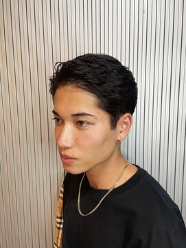 美容室オルセー サイドパートアップバング