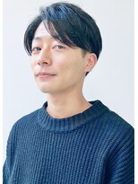 ミドル(MIDDLE)&nbsp;【骨格修正カット】センターパート/アップバング/府中/夜間