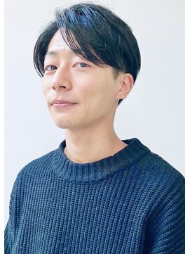 ミドル(MIDDLE) 【骨格修正カット】センターパート/アップバング/府中/夜間