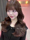 ブラウン/レイヤー/カラー/カット/韓国/渋谷