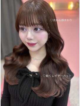 ボタン シブヤ(VOTAN SHIBUYA) ブラウン/レイヤー/カラー/カット/韓国/渋谷