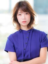 ヴィアラ 自由が丘(VIALA) 【VIALA 自由が丘】ひし形ウルフ×ニュアンスパーマ