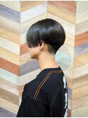 センターパート☆カリアゲマッシュ