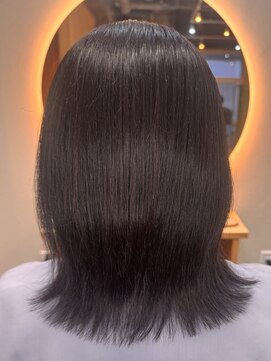 イゾラ(isola) 【isola】質感再整カラー/髪質改善/くびれミディ/ピンクブラウン