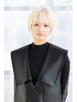 トティア 福島(Totia)&nbsp;【Totia福島】フェザーショート×ホワイトブロンド