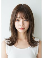 グルグル 本八幡店(GULGUL)&nbsp;セミロング/顔周り/レイヤーカット/前髪/本八幡