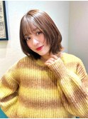ミニウルフレイヤーカット顔周りカット前髪カット韓国ボブ/立川