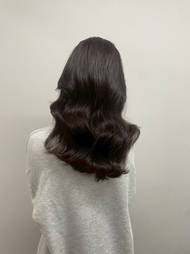 ネウィ 八王子(newi) 髪質改善酸熱トリートメント 艶感グレージュ/外ハネ