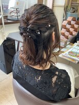 コアフィールフィス(COIFFURE fils) 【見附 今町】結婚式 お呼ばれ ハーフアップ