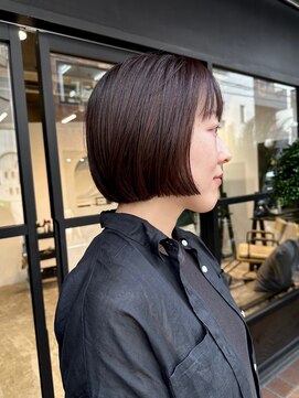 ちょきちょき 浜川店 ワンレンラインボブ