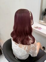 ベレーザシェルト(Beleza scelto) 15799黒髪チャコールグレーダークレッドレイヤーワンホンヘア