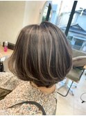 30代白髪ぼかしカラー【下北沢/ハイライト/髪質改善】