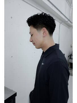 ウェルネス(Wellness) メンズ/テーパーフェード/アクティブパーマ