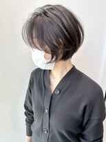 ステアケース ギンザセブン(stair:case ginza7)&nbsp;軽めまとまるショートボブ前髪長め