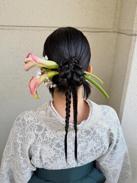 ココ(coco) 卒業袴着付け＋ヘアセット