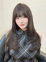 フォンズ(FONS)&nbsp;透明感ショコラグレージュ＊韓国レイヤー＊顔周りカット