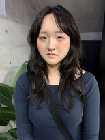 ナループロアポンテ(Nalu pu loa PONTE)&nbsp;ハイレイヤーカット/ロングウルフ/透明感ダークカラー