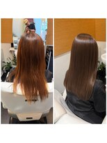 ビーアップヘアー(be:up hair)&nbsp;汗でうねる前髪も、顔周りも。 夏のストレスを縮毛矯正で軽減