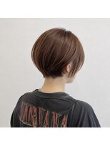 アンリエラ(Unliera)&nbsp;30代40代/ショートボブ/丸みショート/透明感オレンジ/松山美容室