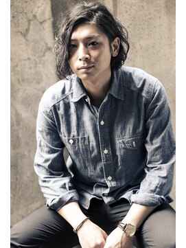 エイト プラット 渋谷2号店(EIGHT plat) 【EIGHTplat渋谷】　★ミディアムメンズパーマ ルーズStyle★