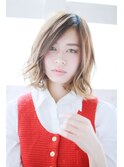 透け感ミックスカール[横浜美容室30代40代50代]
