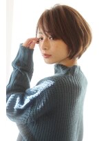 レウナ 外苑前(Reuna)&nbsp;大人可愛いショートボブ　黒髪アッシュ　２０代３０代４０代