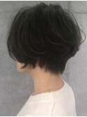 大人ショート/アッシュブラック