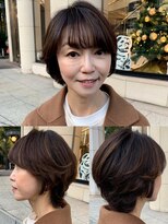 ウィルゴ(VIRGO) 40代50代60代大人かわいいショート☆白髪ぼかしハイライト