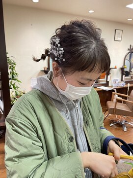 ピノリコ Hair&make pinorico 玉ねぎヘア◎およばれヘア