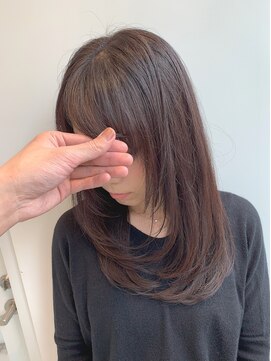 ルシーダ 久米川店(Lucida) 内巻きレイヤー【担当：梶塚裕人】