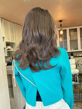 エン 仙台(en) 大人女性に人気シフォンベージュ/10代20代30代40代/白髪ぼかし