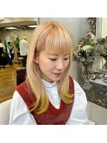 オブヘアージユウガオカ(Of HAIR Jiyugaoka) 【ポイント可愛い ミディアム外ハネ】