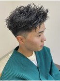 短髪パーマツイストパーマ/タツヨシ