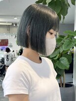 リッチ(RITZY)&nbsp;【RITZY】オリーブグレージュ× コンパクトボブ