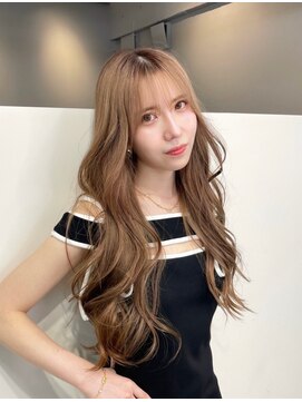 ノク 渋谷(nok) 韓国ロングヘア_大人ガーリーチョコレートモード