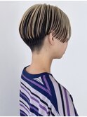 刈り上げ/ハンサムショート/アンブレラカラー/ハイライト/吉祥寺