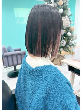 ユーフォリア(Euphoria.) 大人可愛いインナーカラー×ボブスタイル