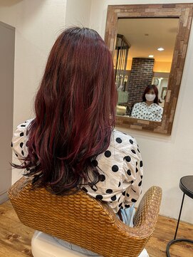 ルィーズ(Lui:z) Umbrella color Pink×Black