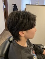 理容 うめむら センターパート/ウルフ