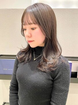 ケーツー あべのキューズモ－ル店(K-two) オリーブベージュカラー*ロングレイヤー*ミディアムレイヤー