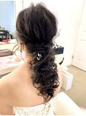 ヘアセットおすすめ！褒められる♪ウエディング編み下ろし